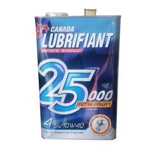 روغن موتور لوبریفنت کانادا مدل 25000 10w40sl حجم 4 لیتر